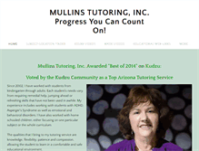 Tablet Screenshot of mullinstutoring.net